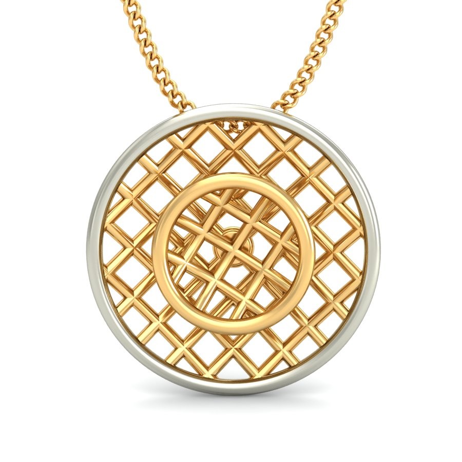 22K Gold Pretty Pendant BPDP044