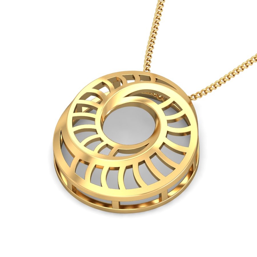 916 Gold Beautiful Pendant BPDP043 - Image 4
