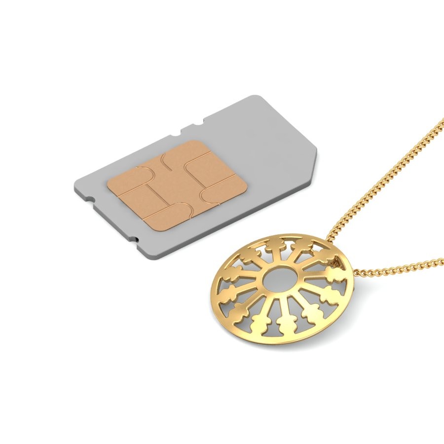 916 Gold Elite Pendant BPDP039 - Image 5