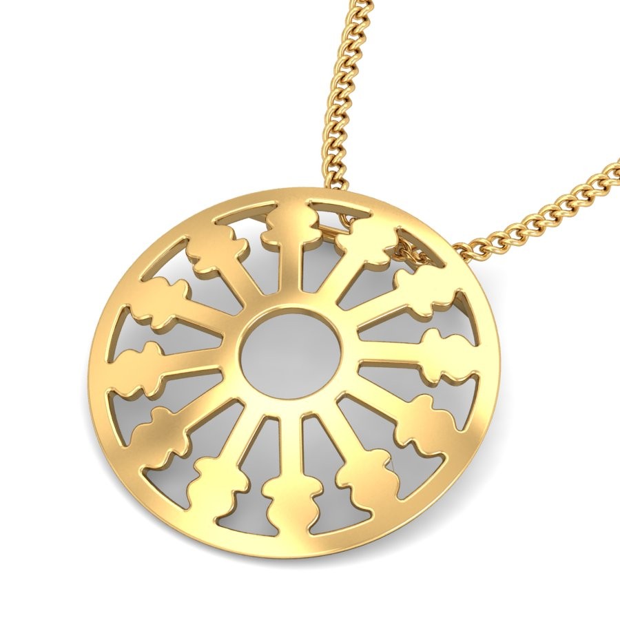 916 Gold Elite Pendant BPDP039 - Image 4