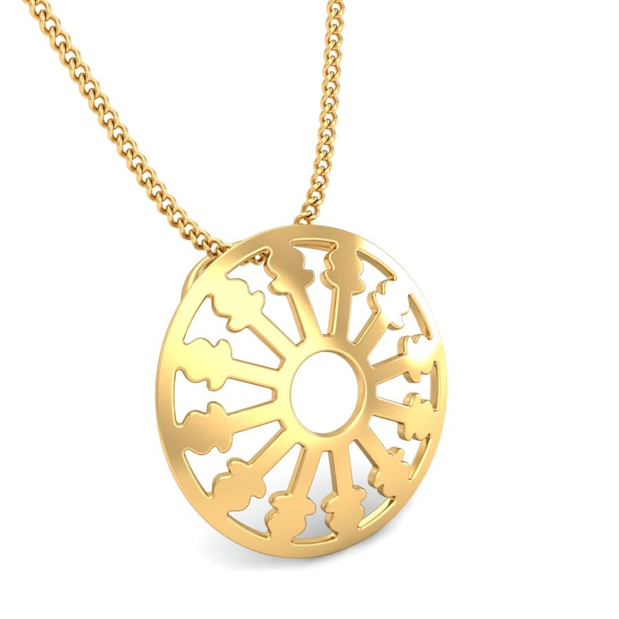 916 Gold Elite Pendant BPDP039 - Image 3