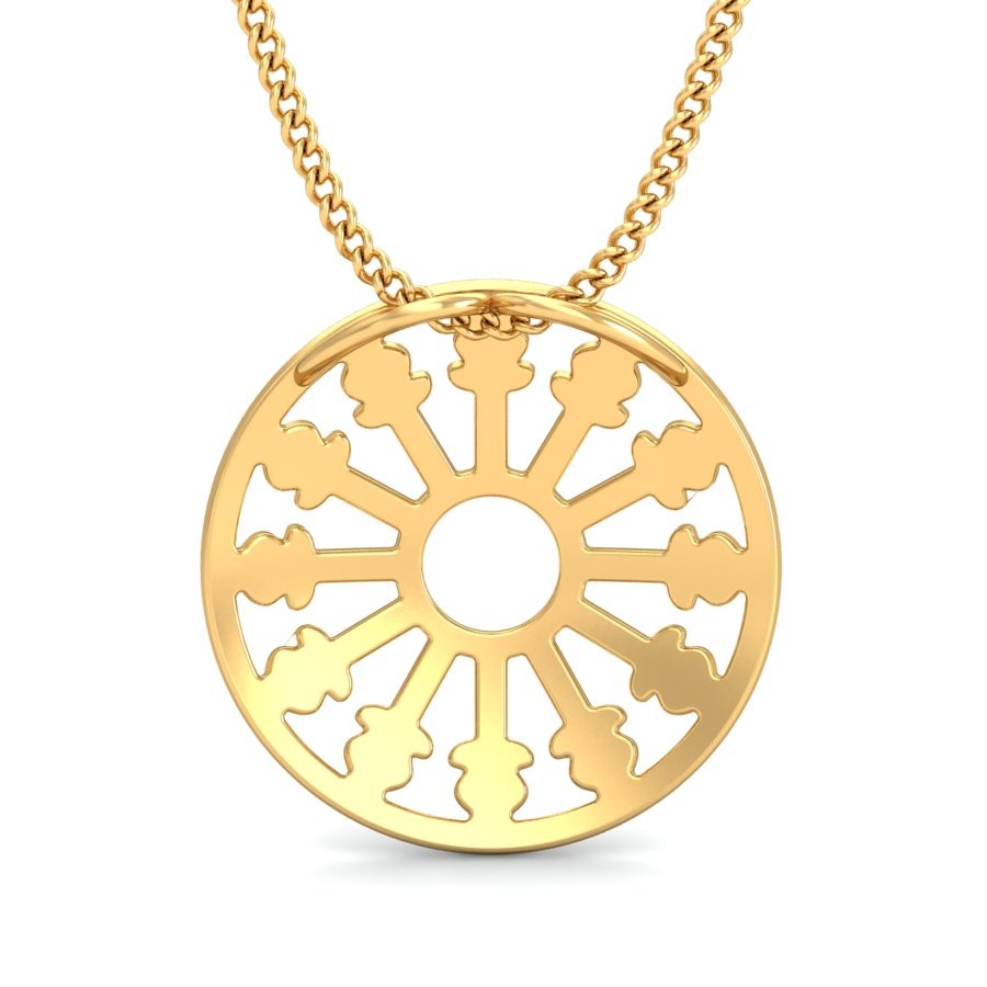 916 Gold Elite Pendant BPDP039 - Image 2