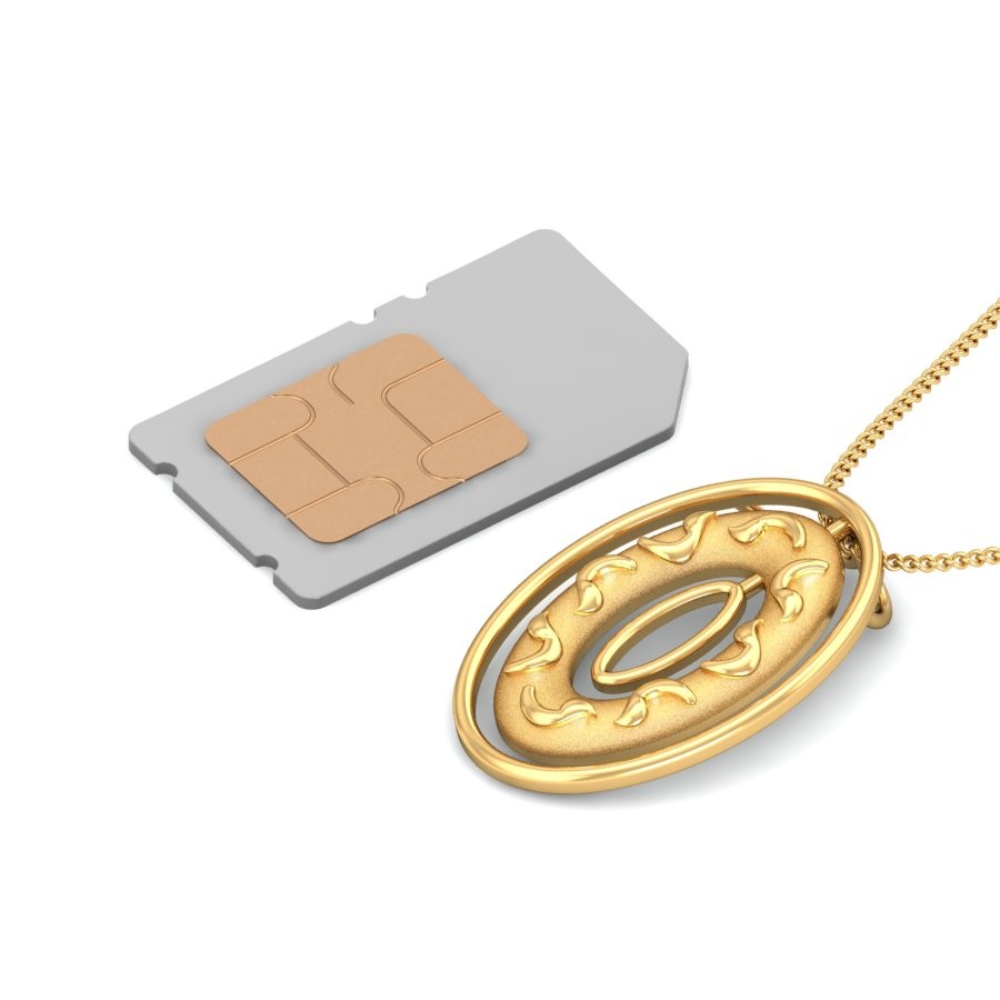 916 Gold Classic Pendant BPDP031 - Image 5
