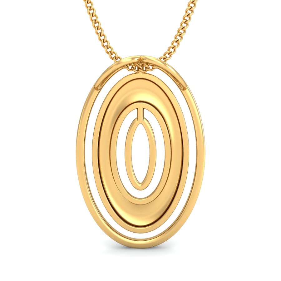 916 Gold Classic Pendant BPDP031 - Image 2