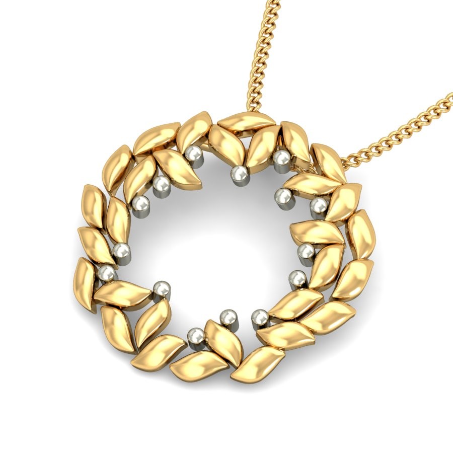 22K Gold Designer Pendant BPDP028 - Image 4