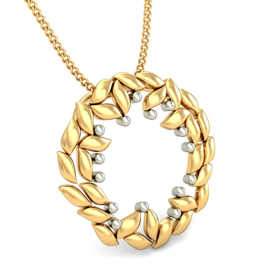 22K Gold Designer Pendant BPDP028 - Image 3
