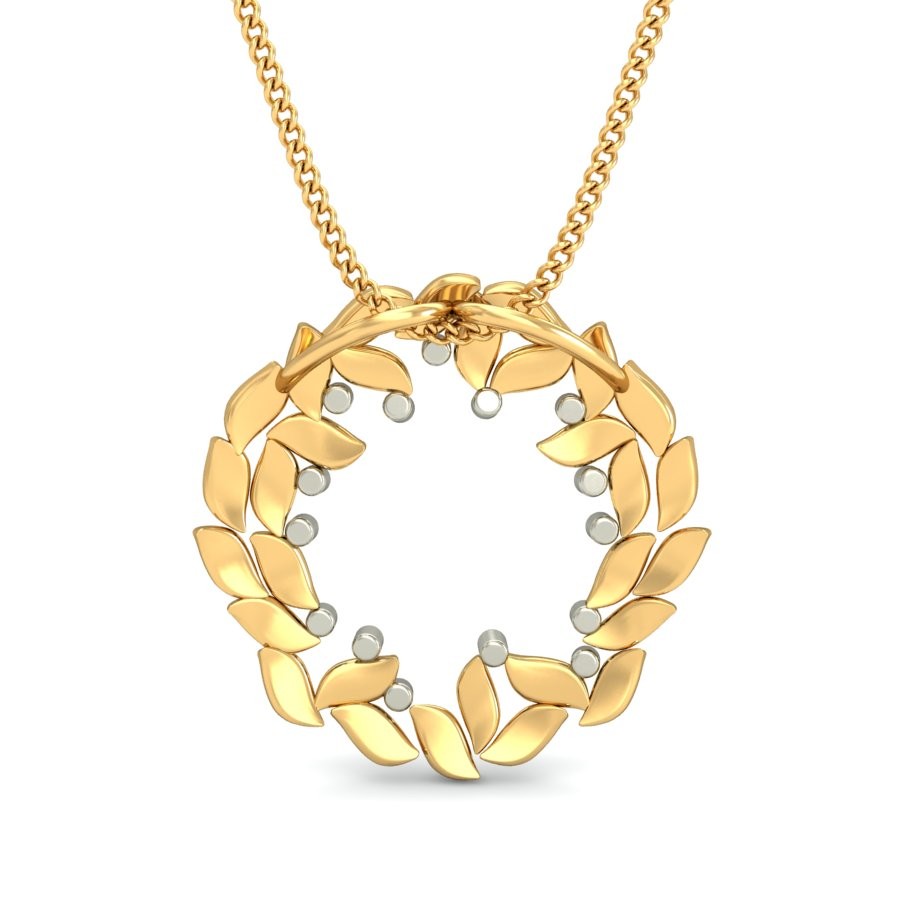 22K Gold Designer Pendant BPDP028 - Image 2