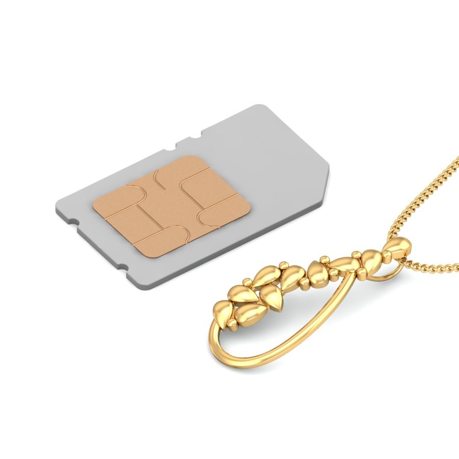 916 Gold Fancy Pendant BPDP026 - Image 4