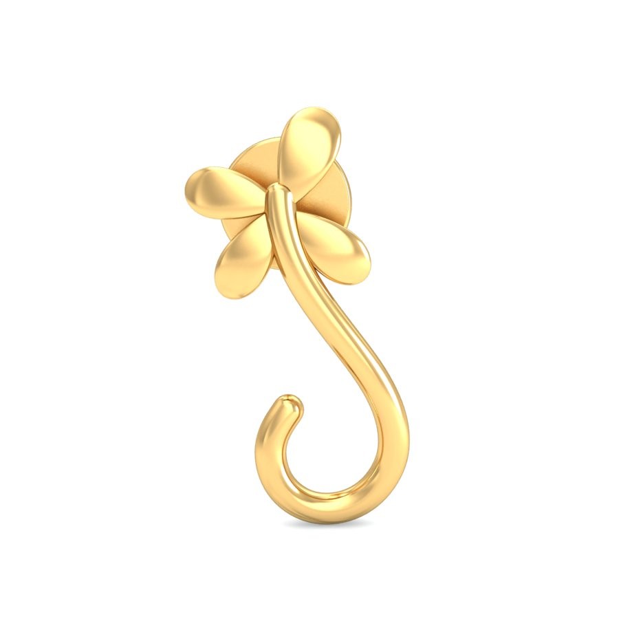 916 Gold Trending Earring BERP049 - Image 2