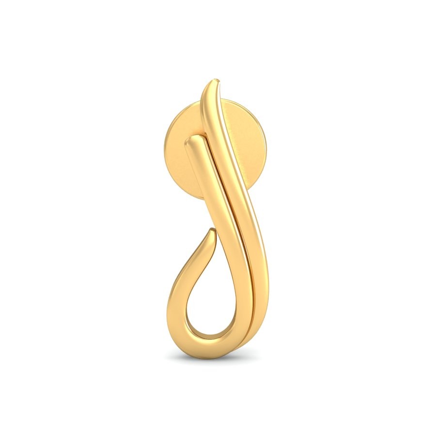 916 Gold Grand Earring BERP048 - Image 4