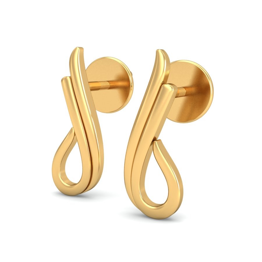 916 Gold Grand Earring BERP048