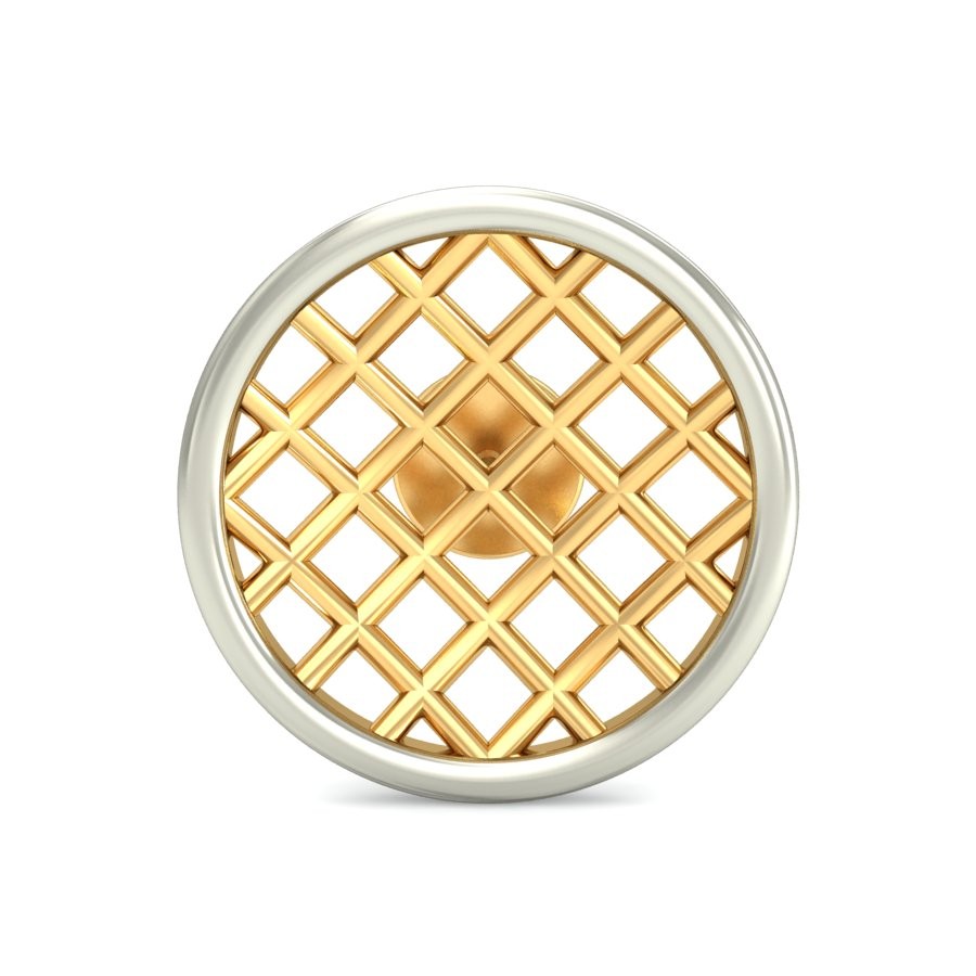 916 Gold Fancy Earring BERP044 - Image 2
