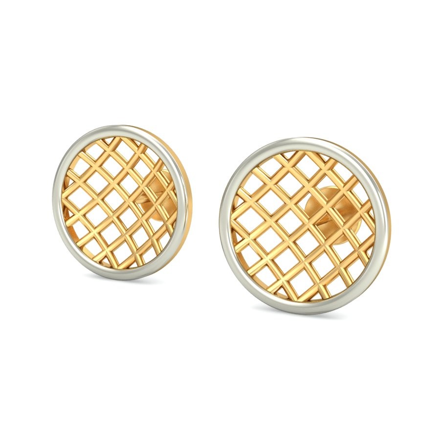 916 Gold Fancy Earring BERP044