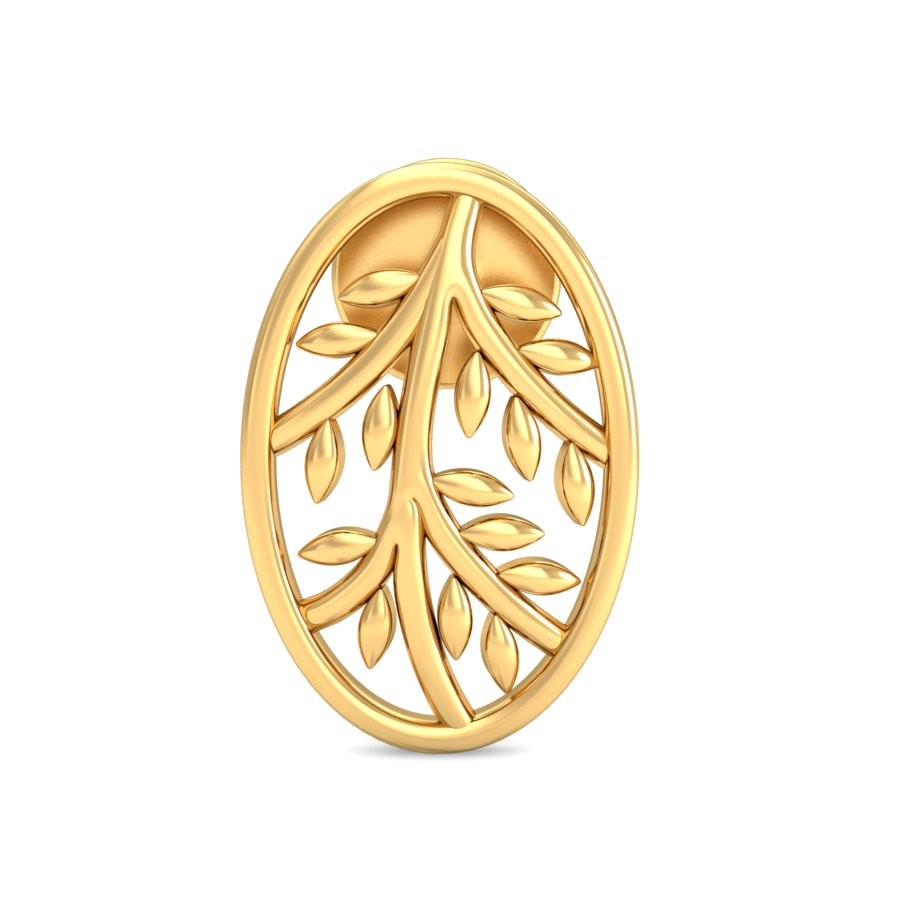 916 Gold Fancy Earring BERP040 - Image 4