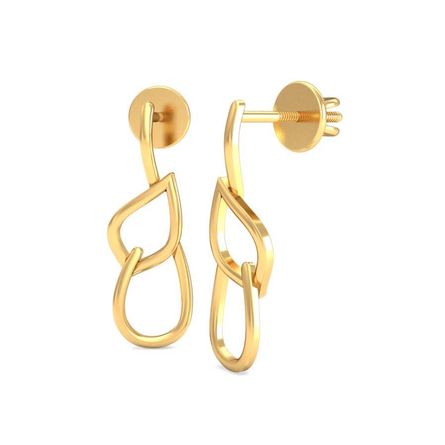 916 Gold Glorious Earring BERP036
