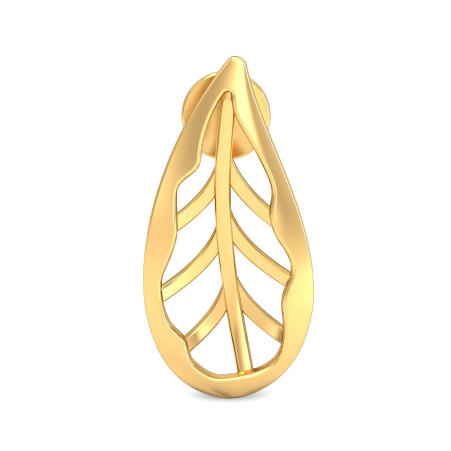 916 Gold Royal Earring BERP034 - Image 2