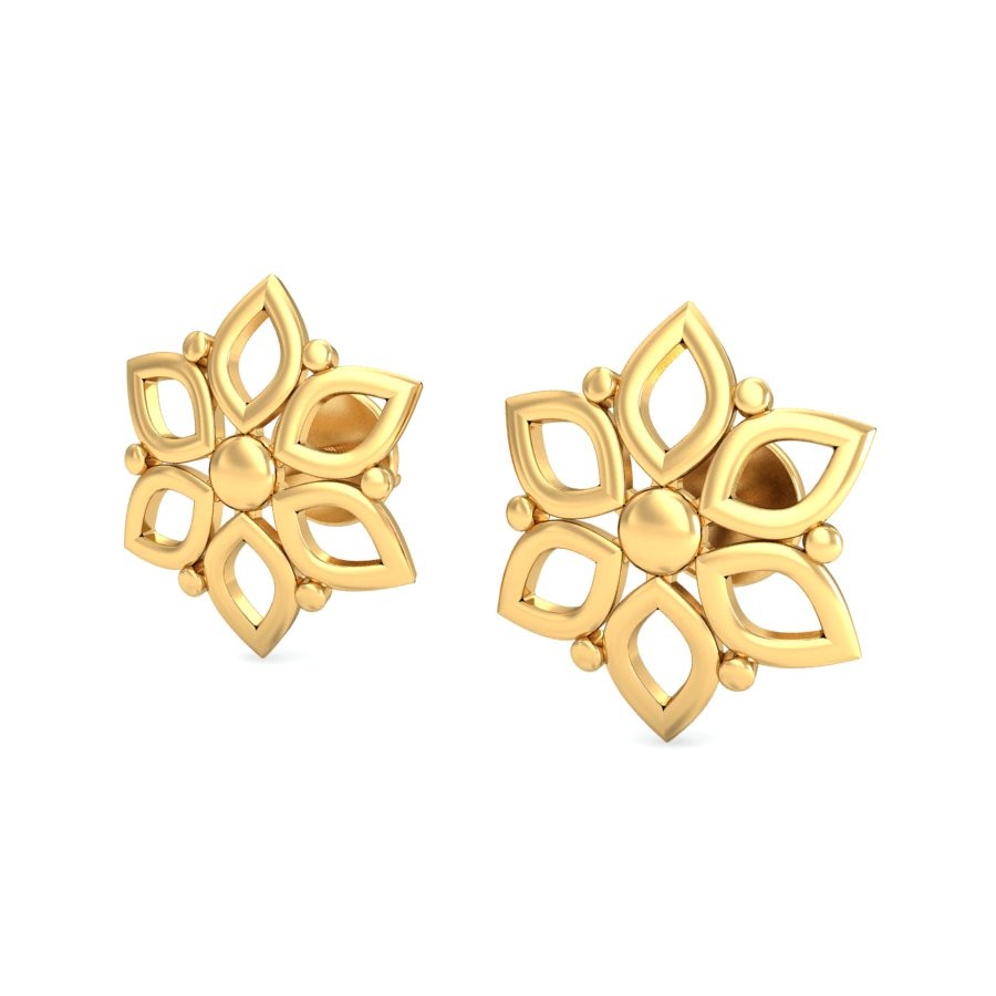 916 Gold Fine Design Earring BERP030