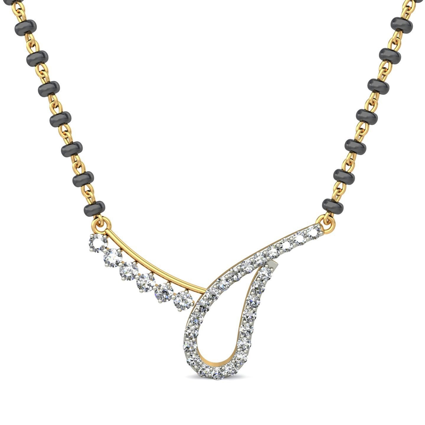 18K Gold Unique Mangalsutra BMS020