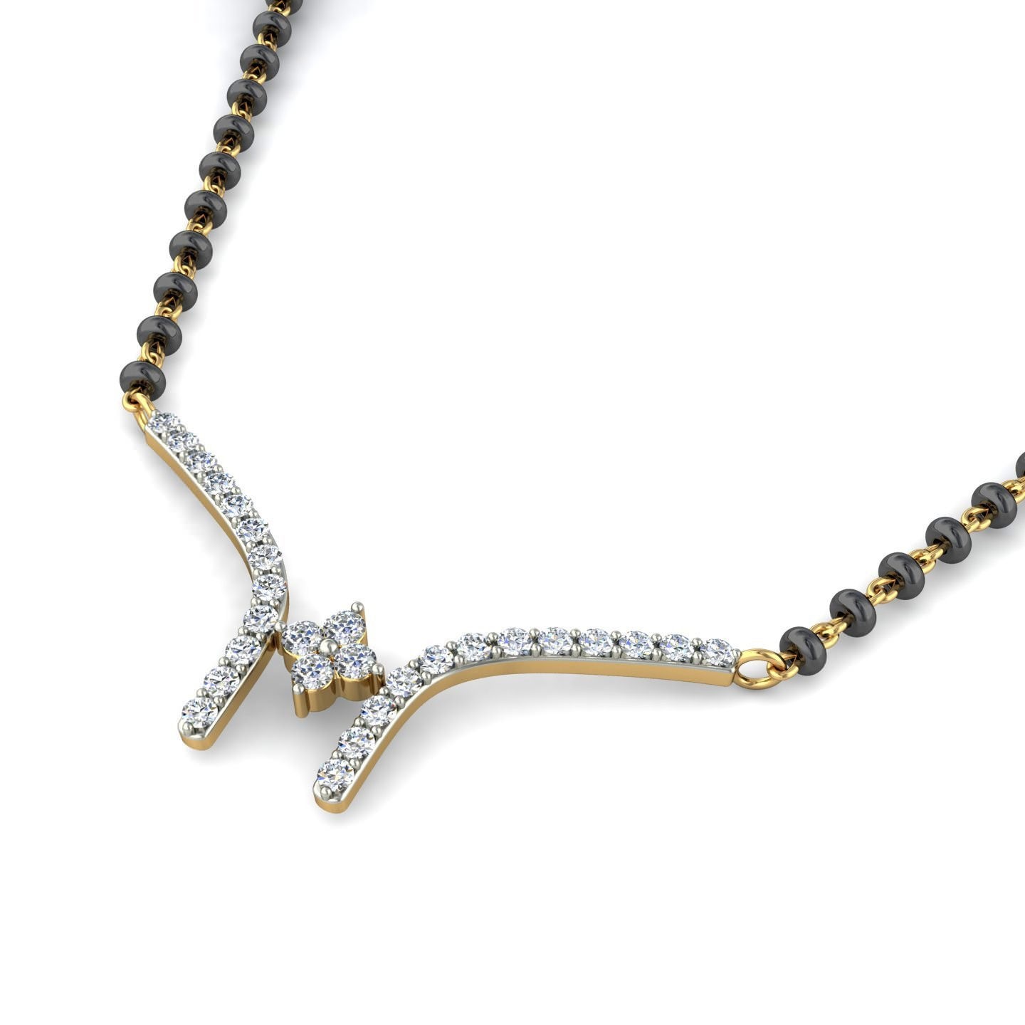 18K Gold Beautiful Mangalsutra BMS018 - Image 4