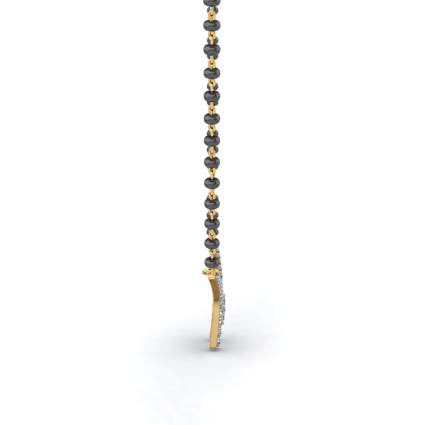 18K Gold Beautiful Mangalsutra BMS018 - Image 3