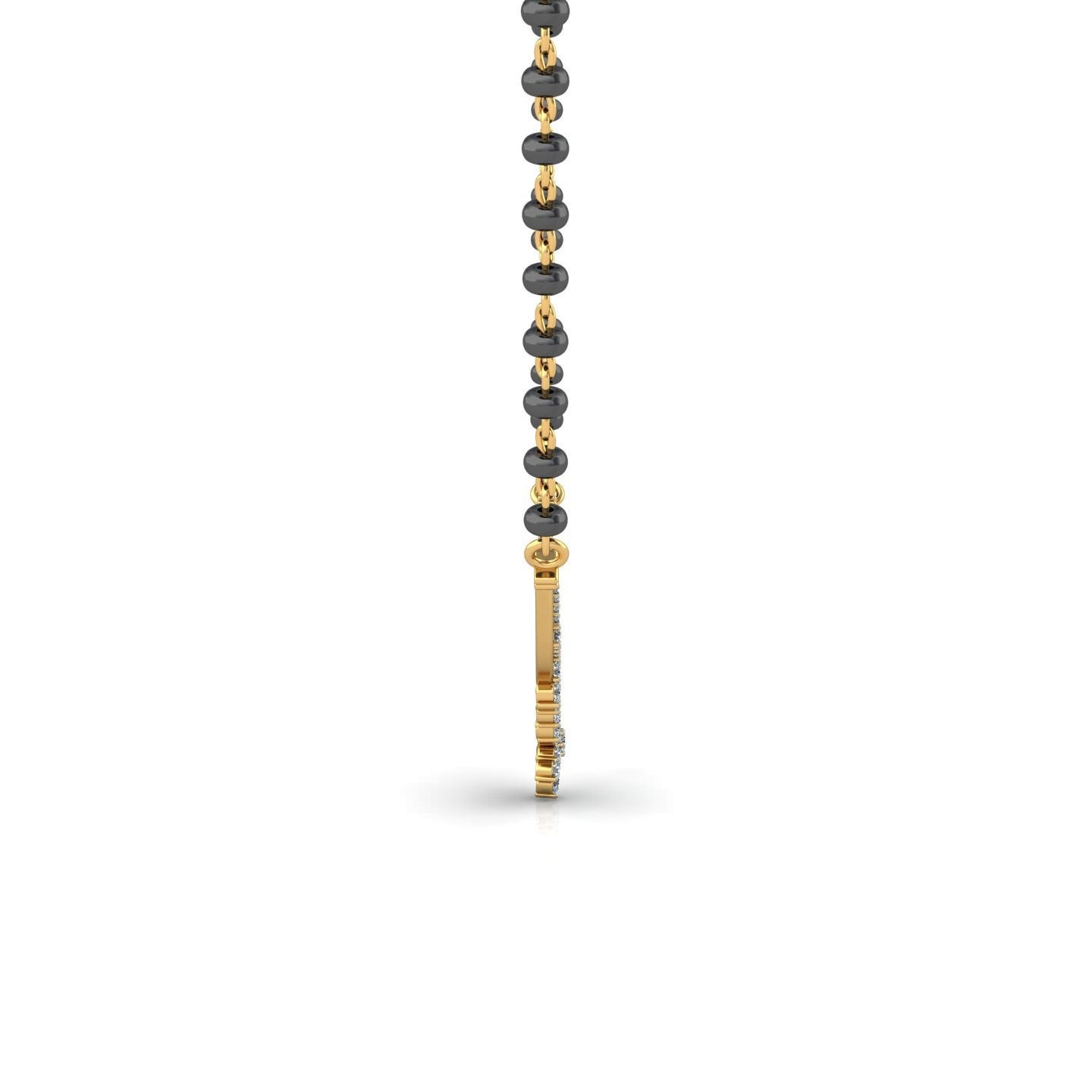 18K Gold Stylish Mangalsutra BMS016 - Image 3