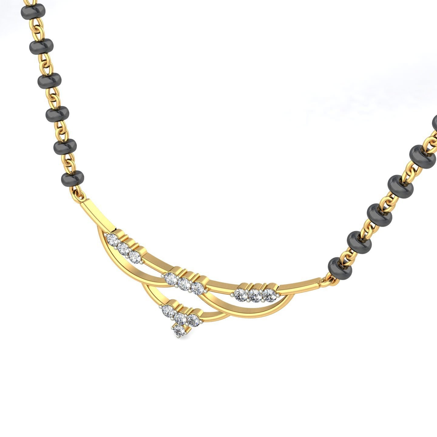 18K Gold Delite Mangalsutra BMS015 - Image 3