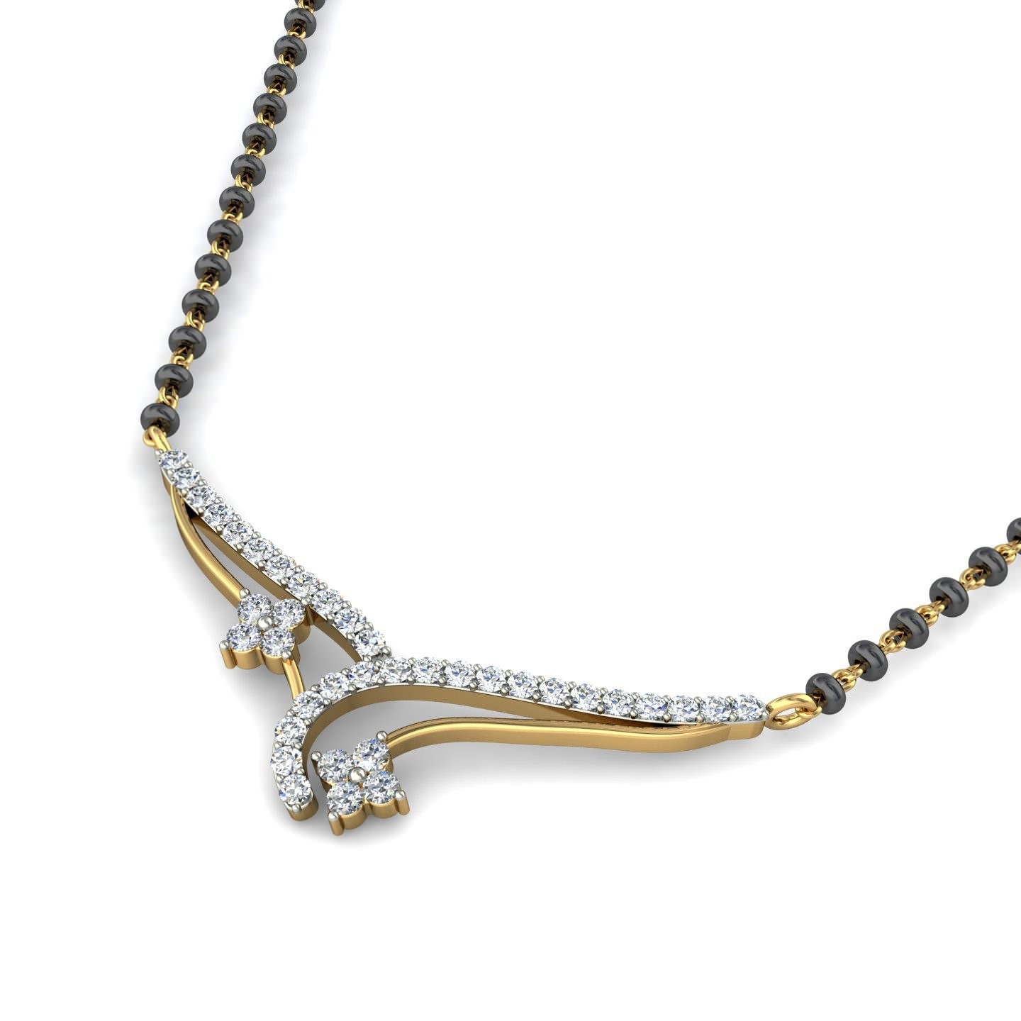 18K Gold Elite Mangalsutra BMS014 - Image 4