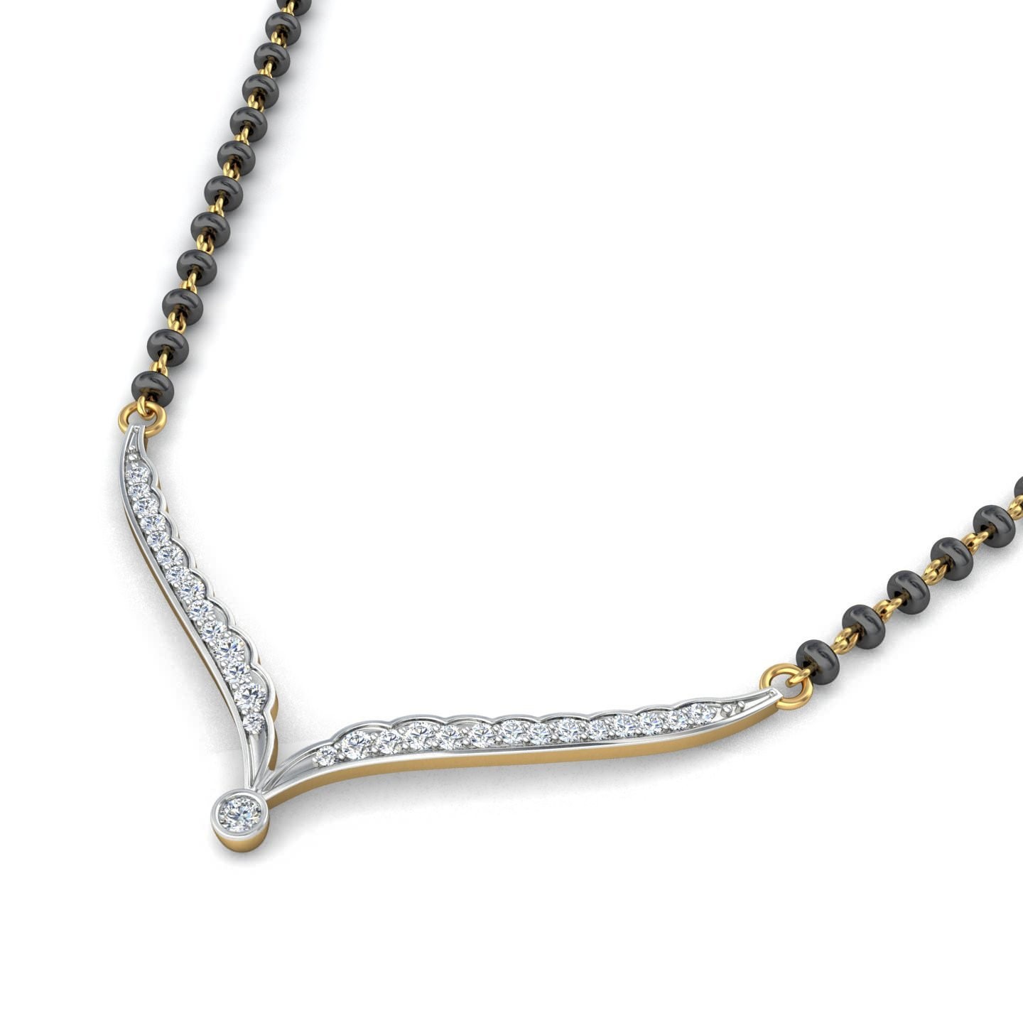 18K Gold Trending Mangalsutra BMS011 - Image 5