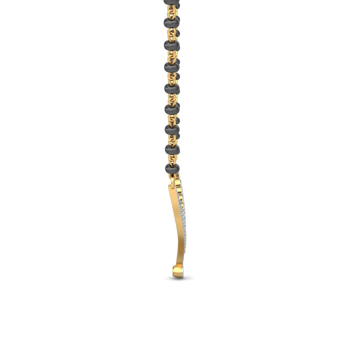 18K Gold Trending Mangalsutra BMS011 - Image 3