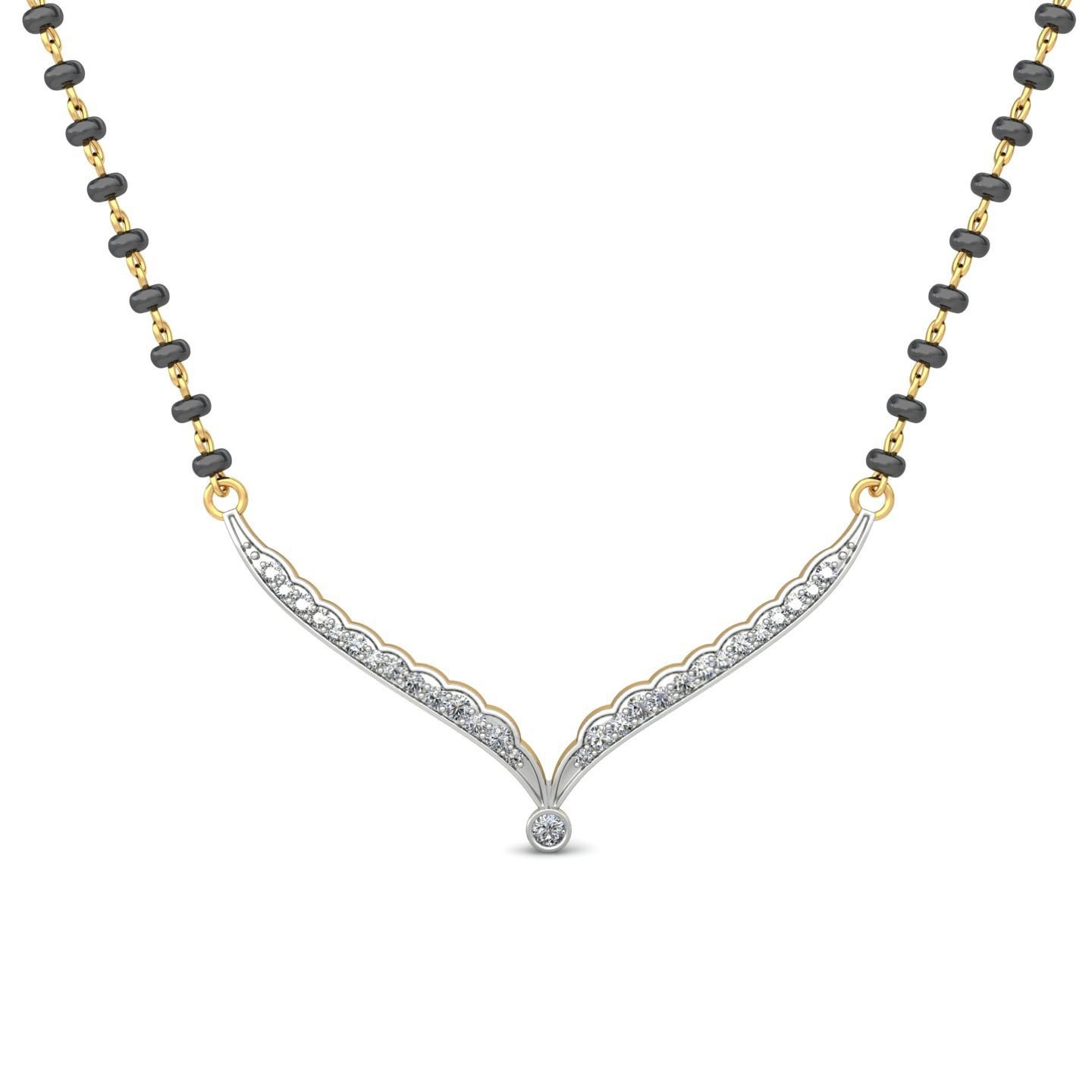 18K Gold Trending Mangalsutra BMS011 - Image 2