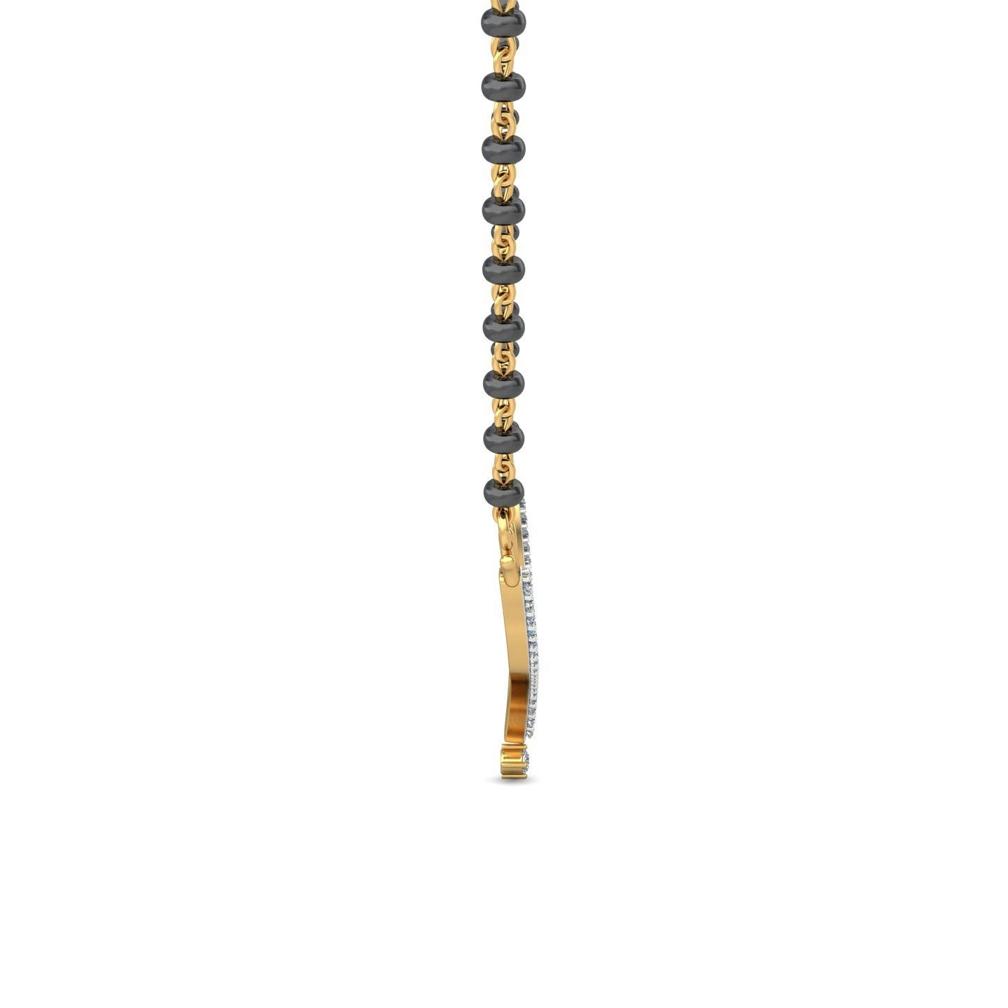 18K Gold Unique Mangalsutra BMS010 - Image 3