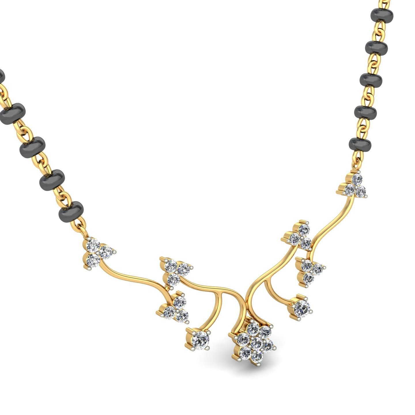 18K Gold Royal Mangalsutra BMS009 - Image 5