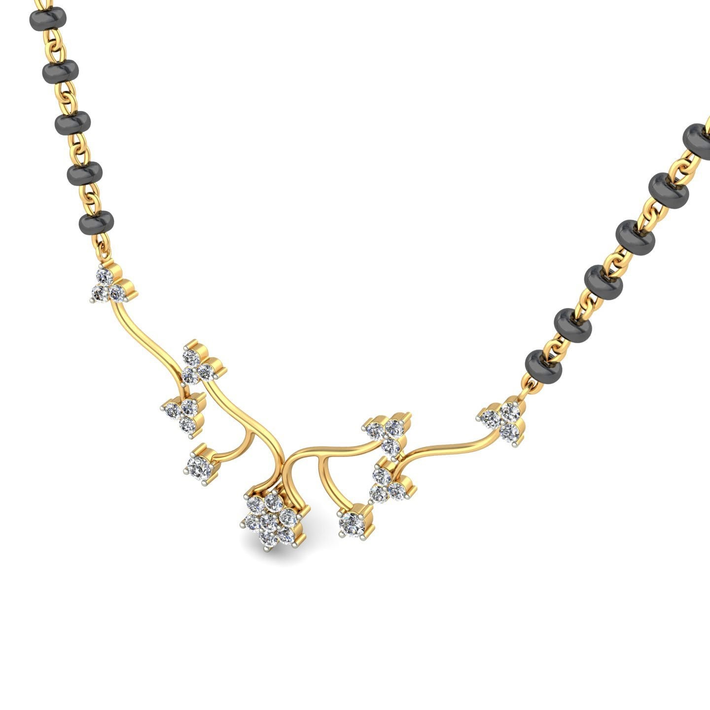 18K Gold Royal Mangalsutra BMS009 - Image 2