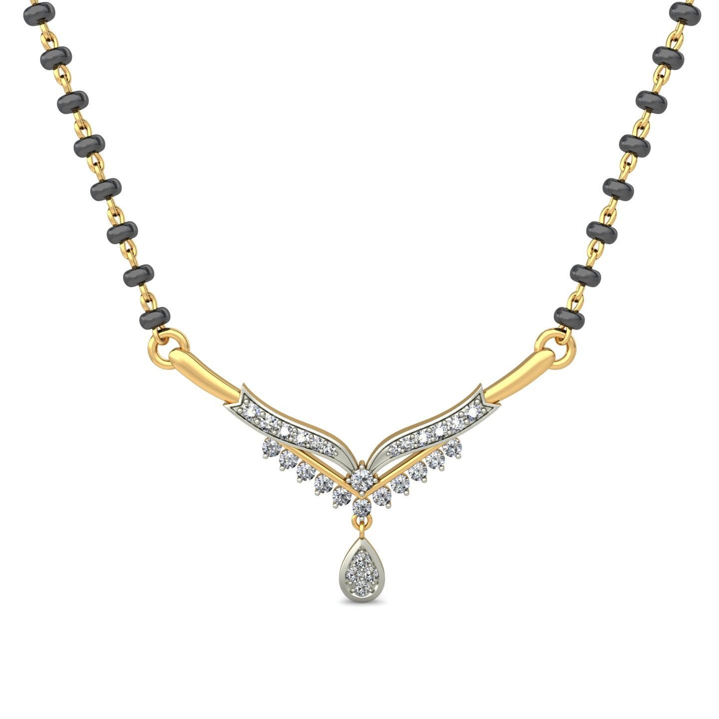 18K Gold Dazzling Mangalsutra BMS008
