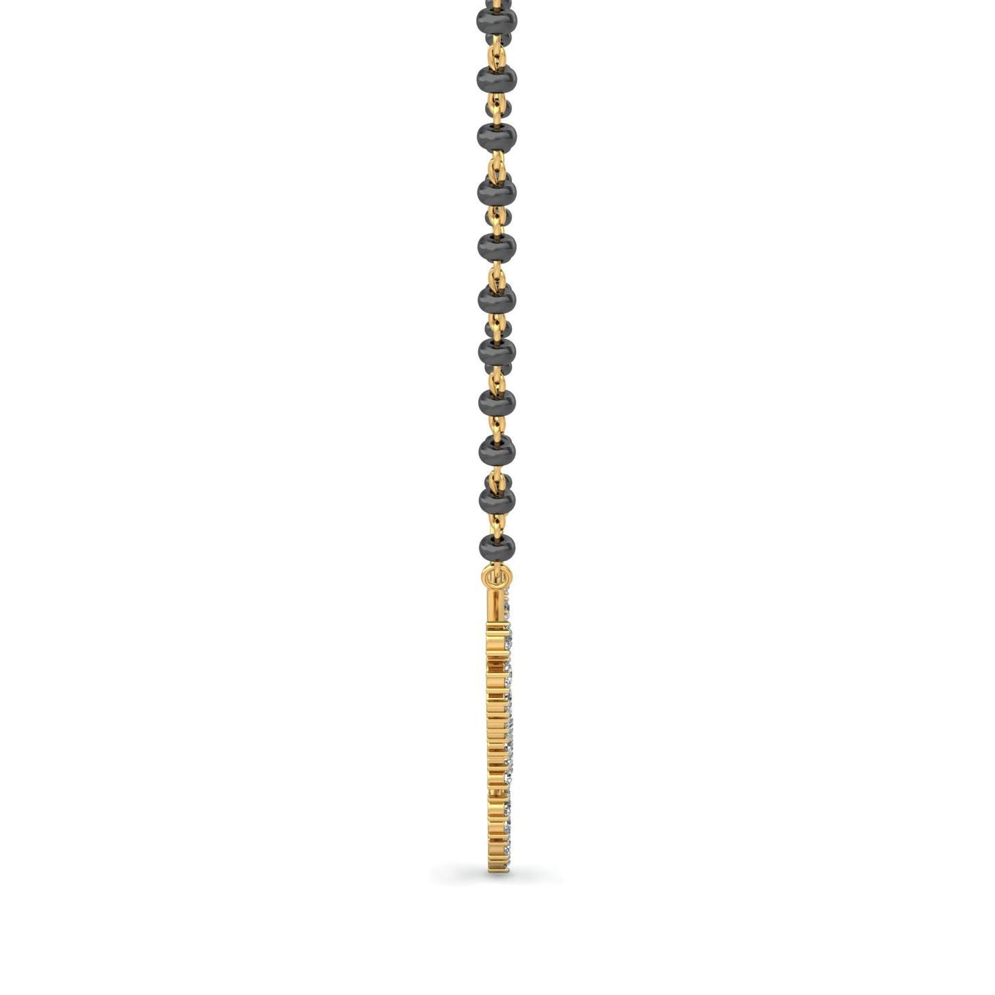 18K Gold Charm Mangalsutra BMS007 - Image 5
