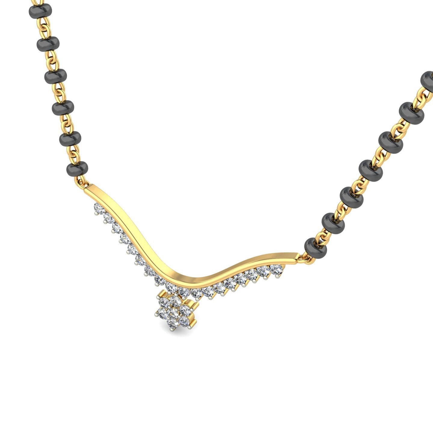 18K Gold Classic Mangalsutra BMS005 - Image 5
