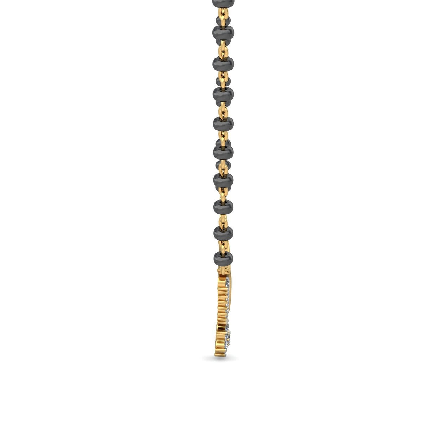 18K Gold Classic Mangalsutra BMS005 - Image 2