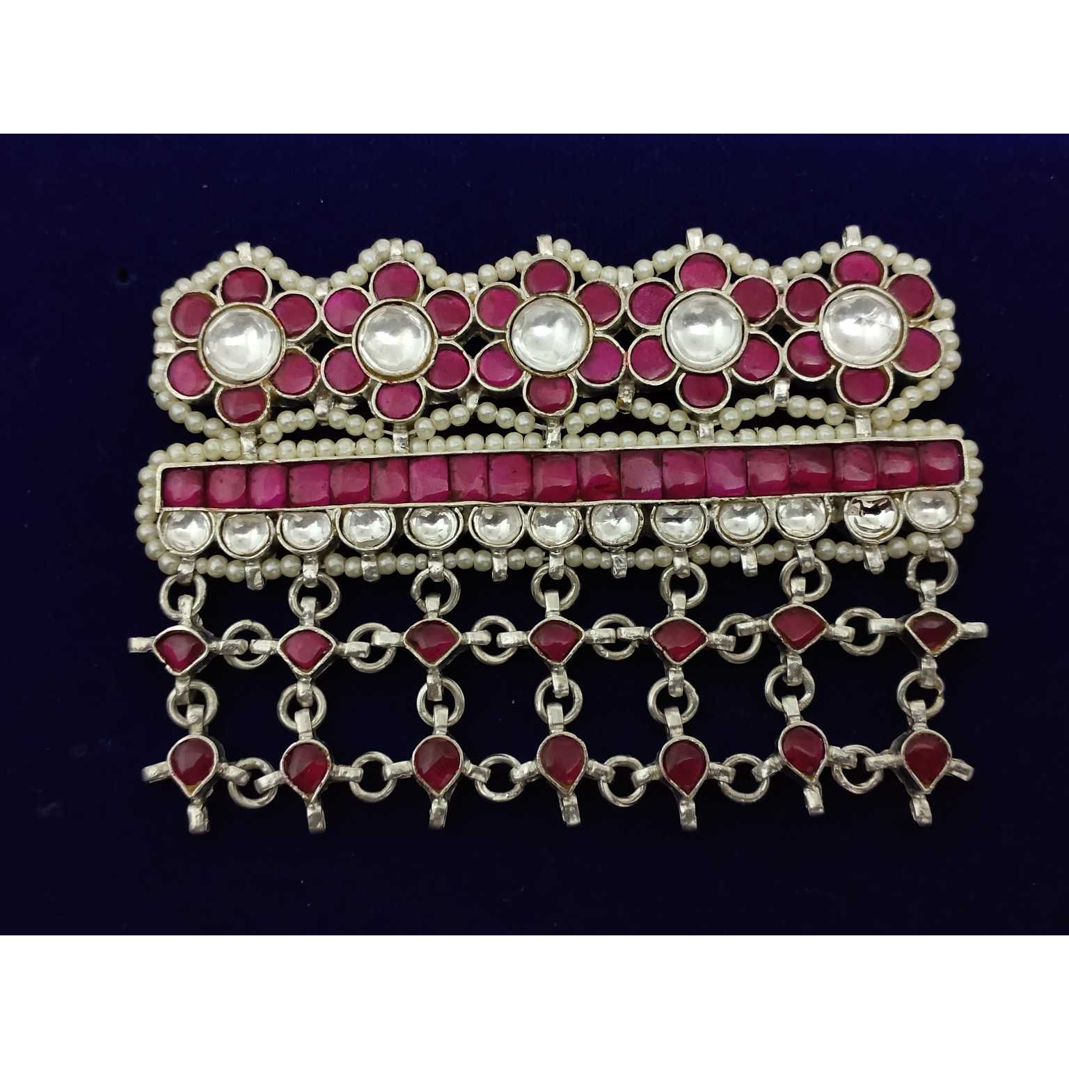 Traditional Rajasthani Choker In Silver