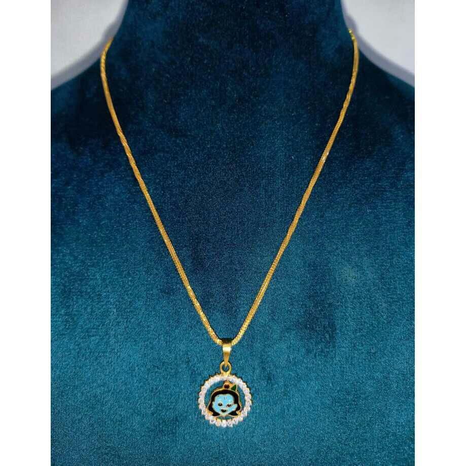 Golden Chain With Unique Pendant