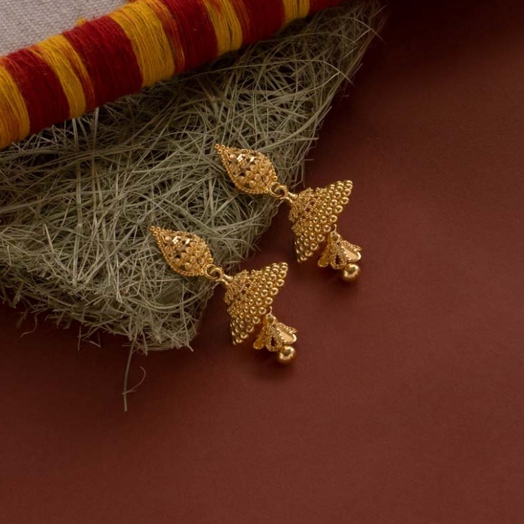 22k casting earrings