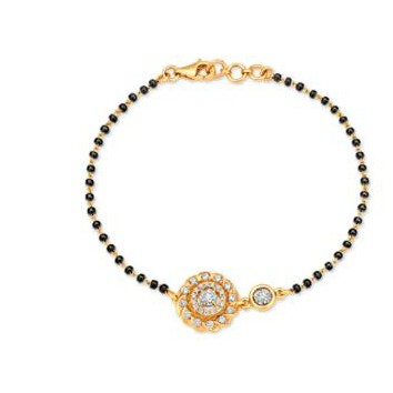 22kt Gold Mangalsutra Bracelet