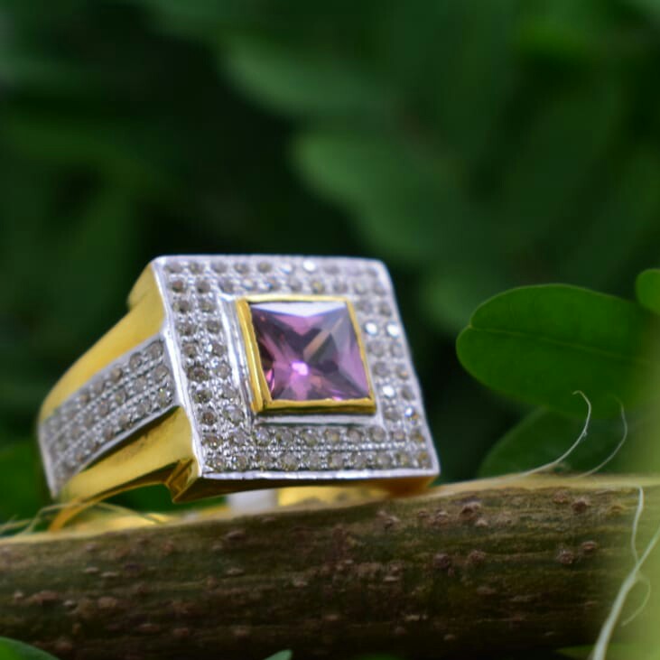 916 gold diamond rings