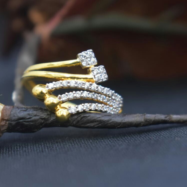 Buy designer gold ring for women