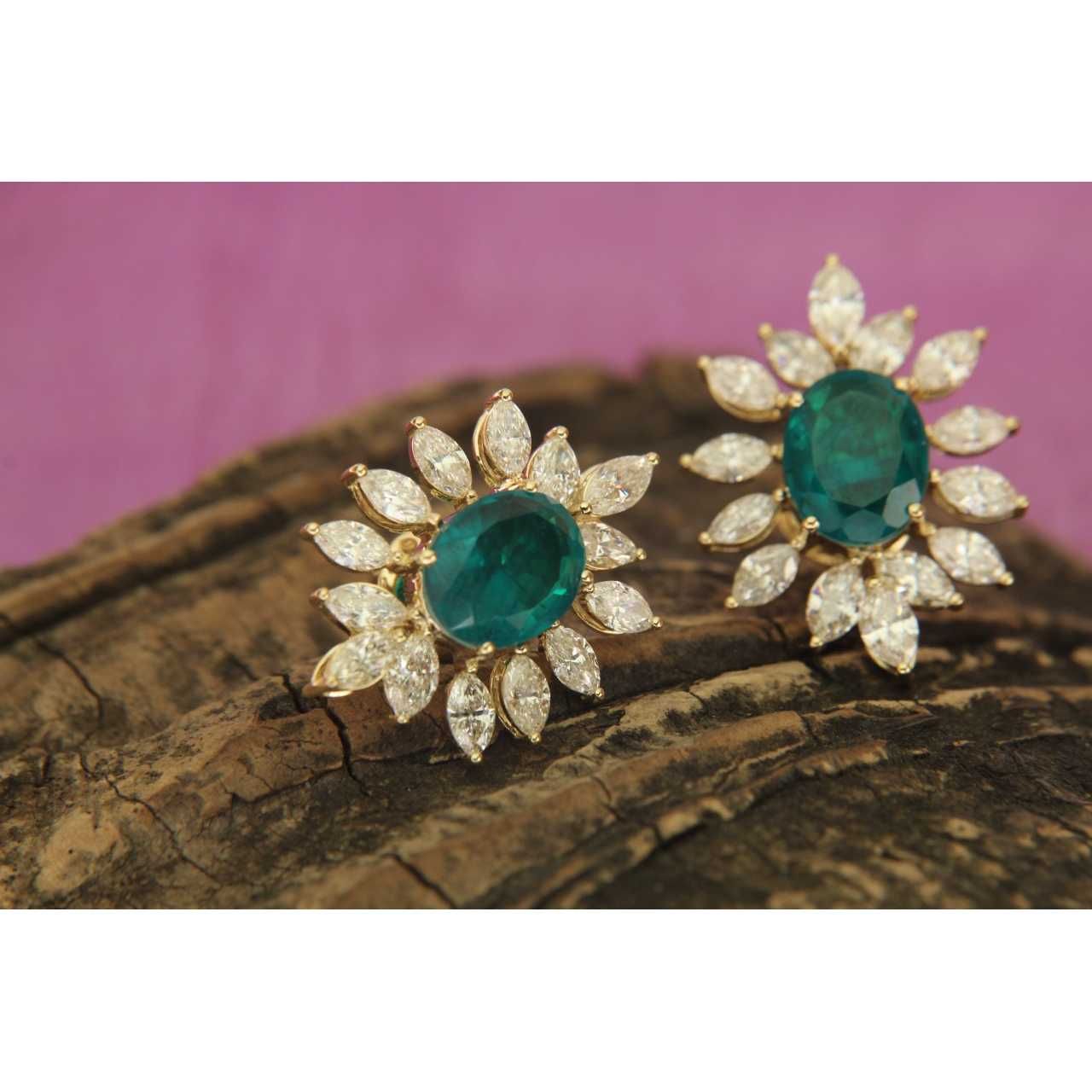 Beautiful Earrings Marquise Shape