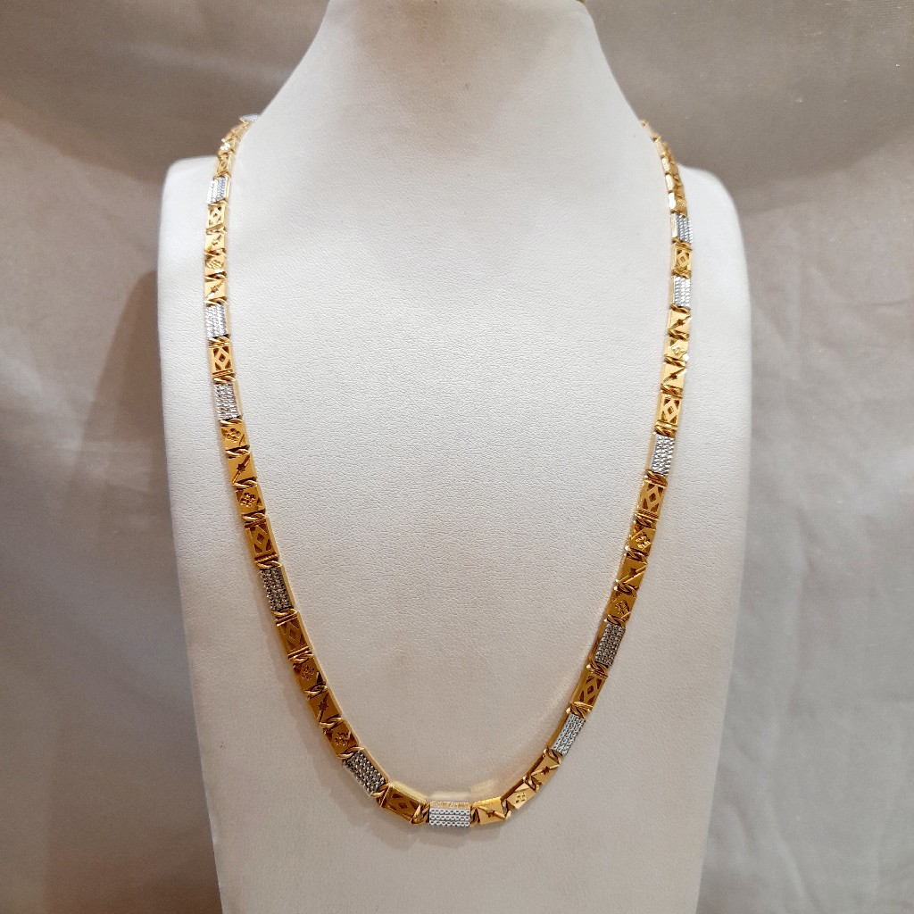 22 CRT 916 Hallmark Gents Nawabi Chain