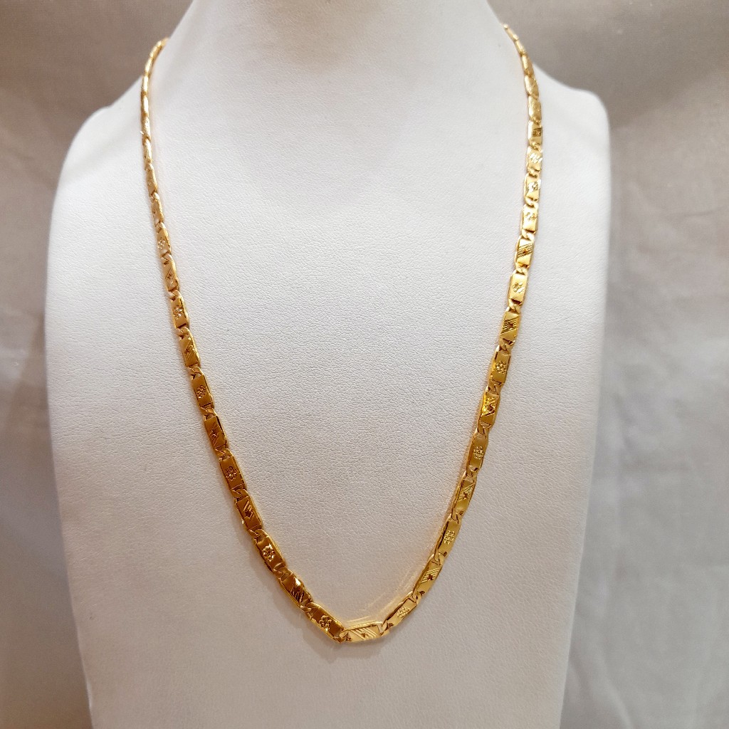 22 CRT 916 Hallmark Gents Nawabi Chain