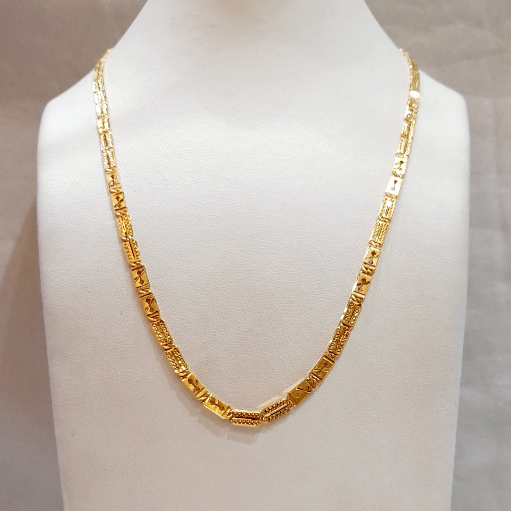 22 CRT 916 Hallmark Gents Nawabi Chain