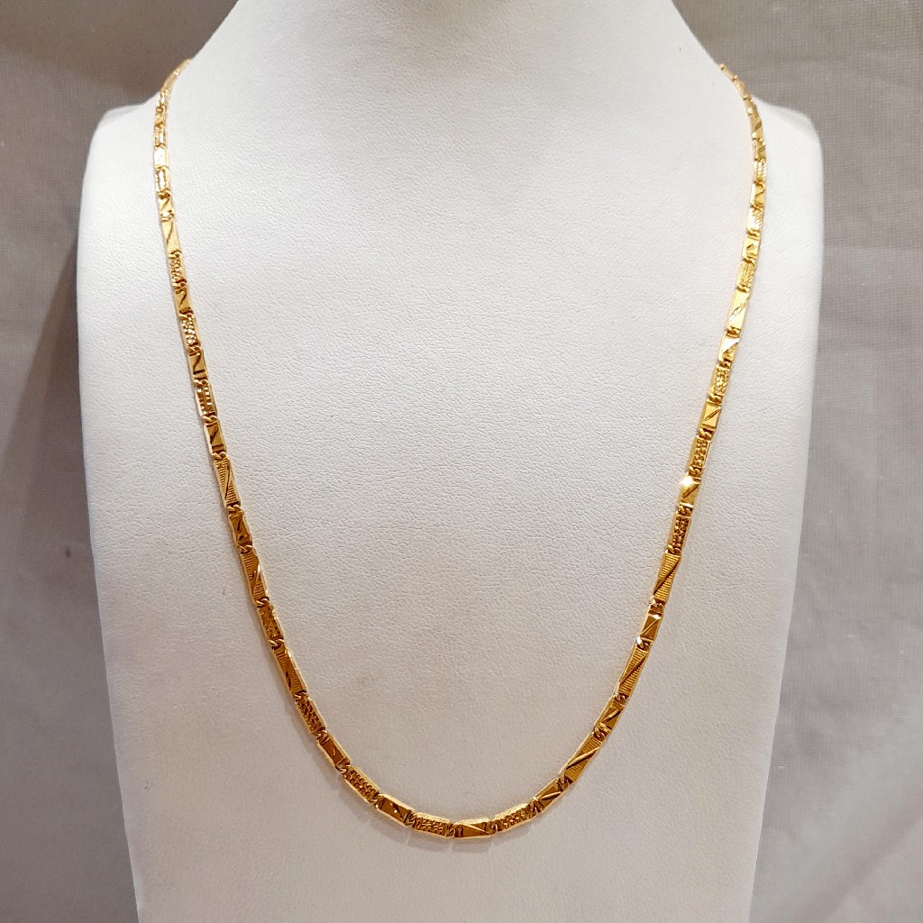 22 CRT 916 Hallmark Gents Nawabi Chain