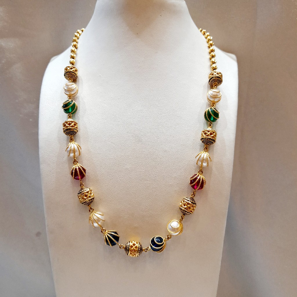 22 CRT 916 Hallmark Fancy Moti Mala