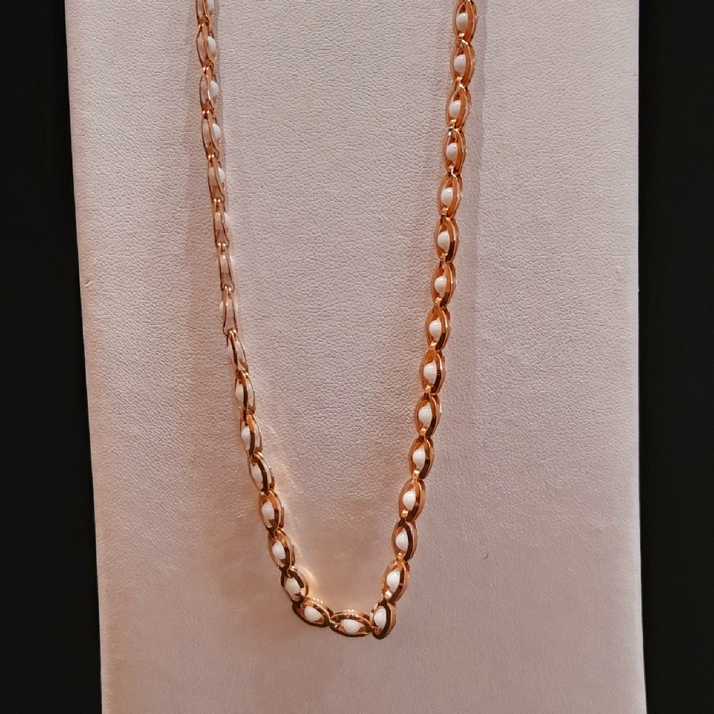18 CRT Hallmark Rose Gold Chain